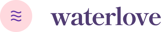 Waterlove Water Tracker and Drink Reminder Logo and Text